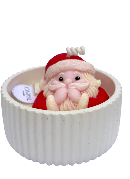 Vela Papá Noel — Mantecado de canela